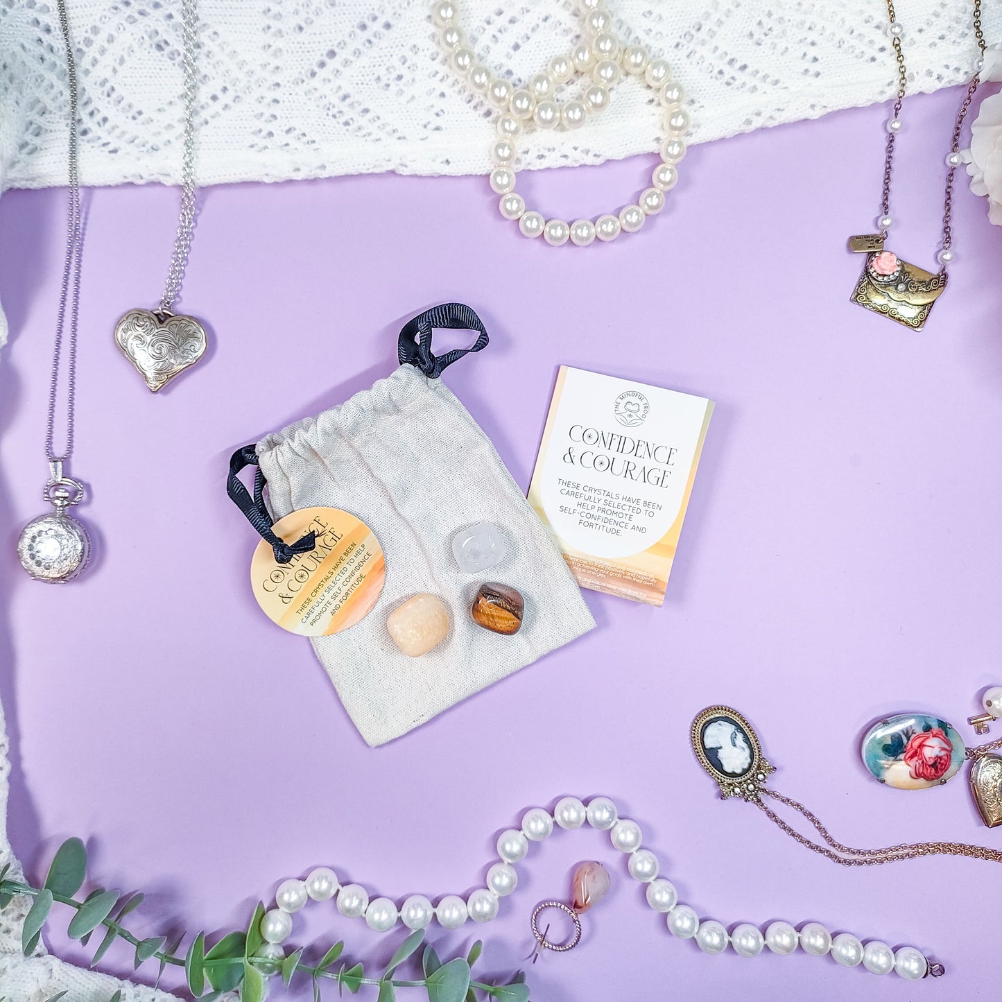 Kristallisetti itsevarmuus ja rohkeus