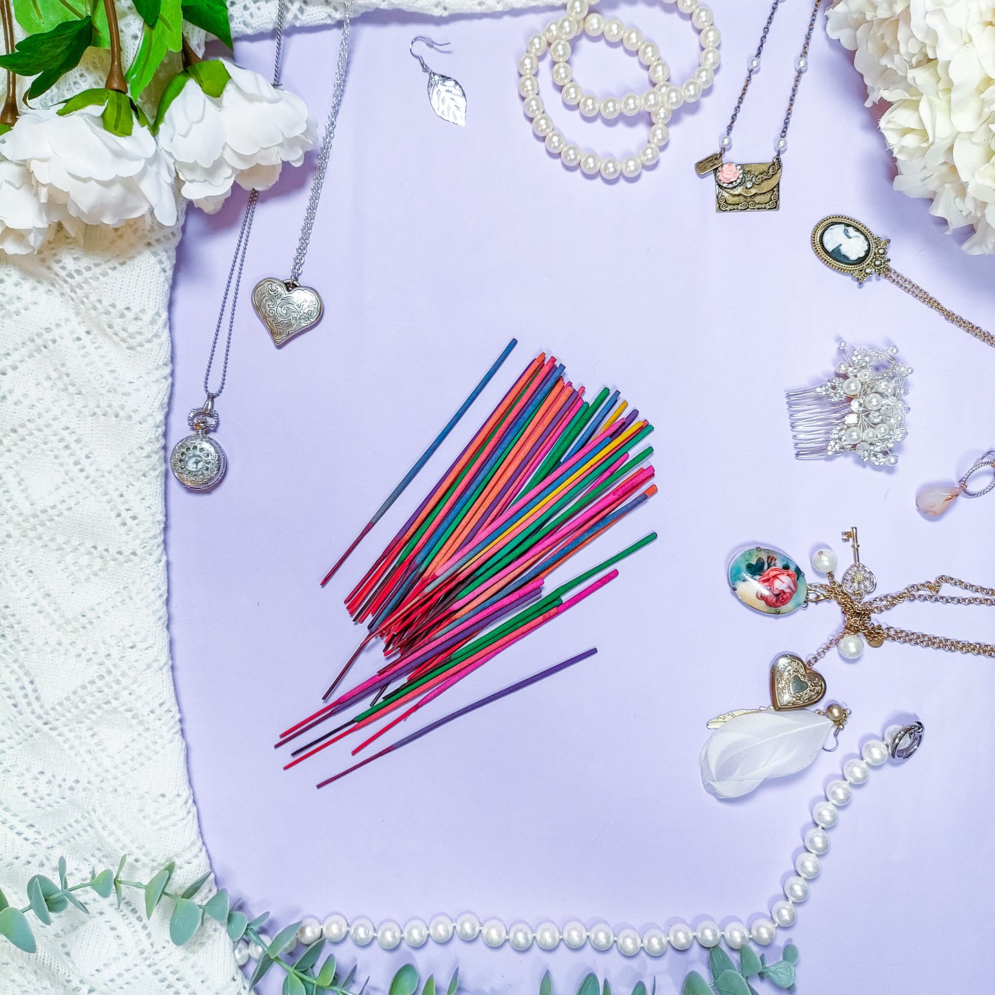 Suitsuketikut sekoitus - yksittäiset suitsuketikut loitsupulloihin ja rituaaleihin