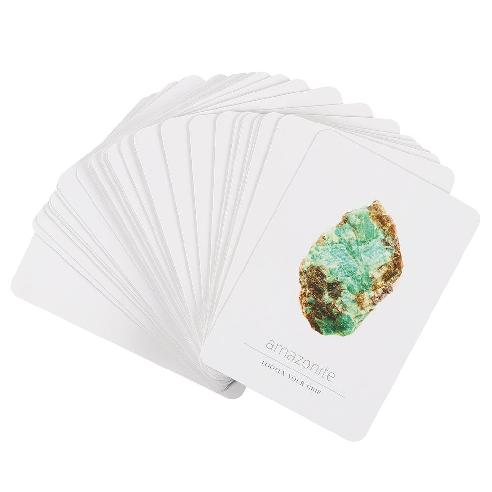 Daily Crystal Inspiration oraakkelikortit - kristalliteemaiset tarotkortit verkosta