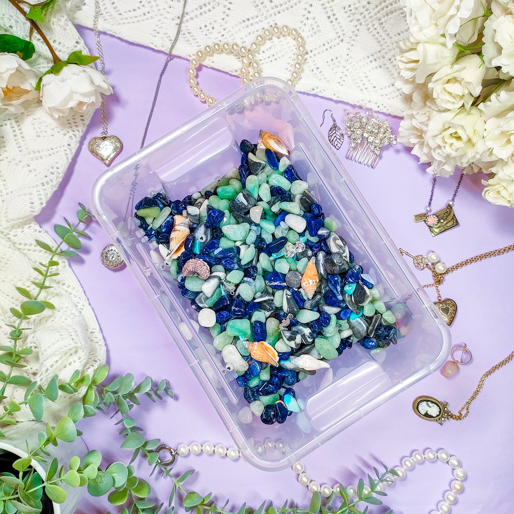Kristallikonfetti merenneito - kristallikauppa & noitakauppa Witches and Familiars