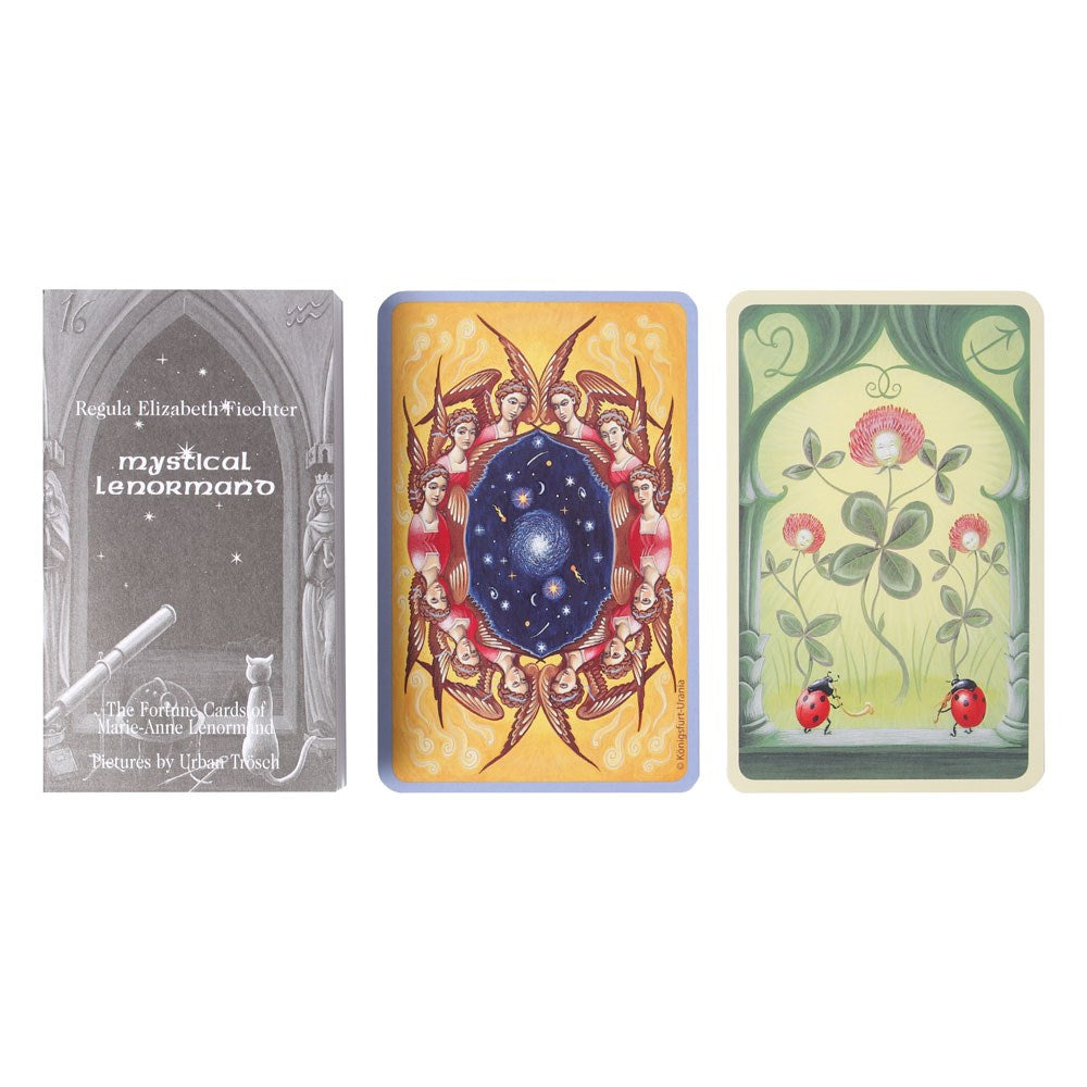 Mystical Lenormand kortit - tarotkortit, oraakkelikortit ennustamiseen ja tulkintaan