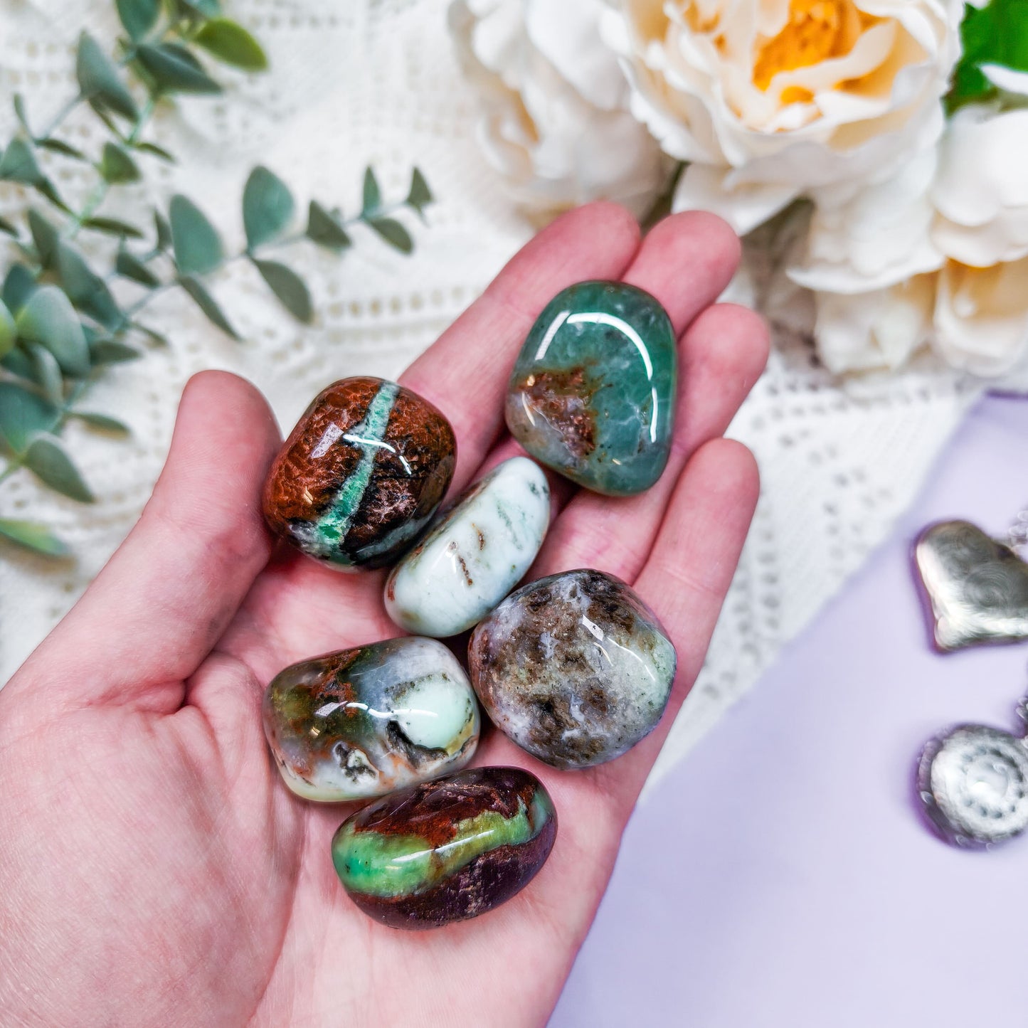 Krysopraasi rumpuhiottu