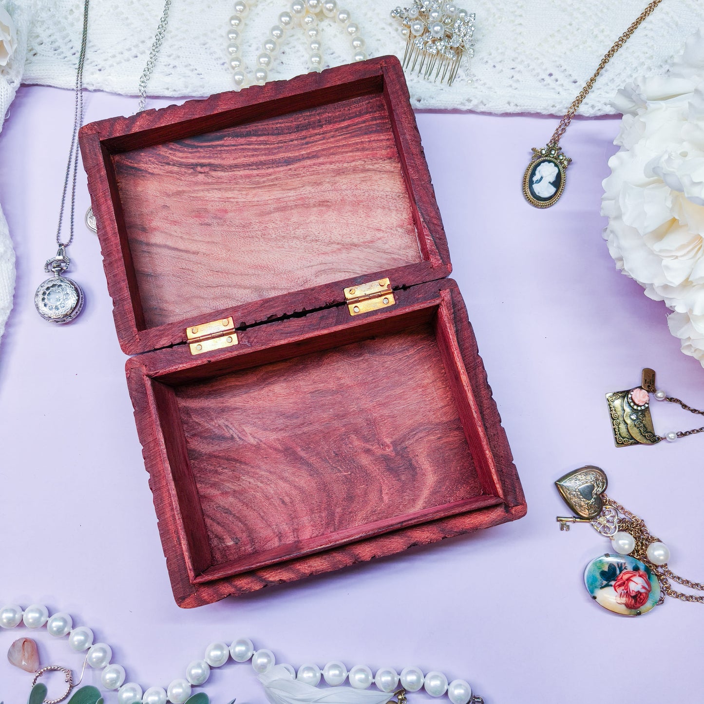 Säilytyslaatikko kukka