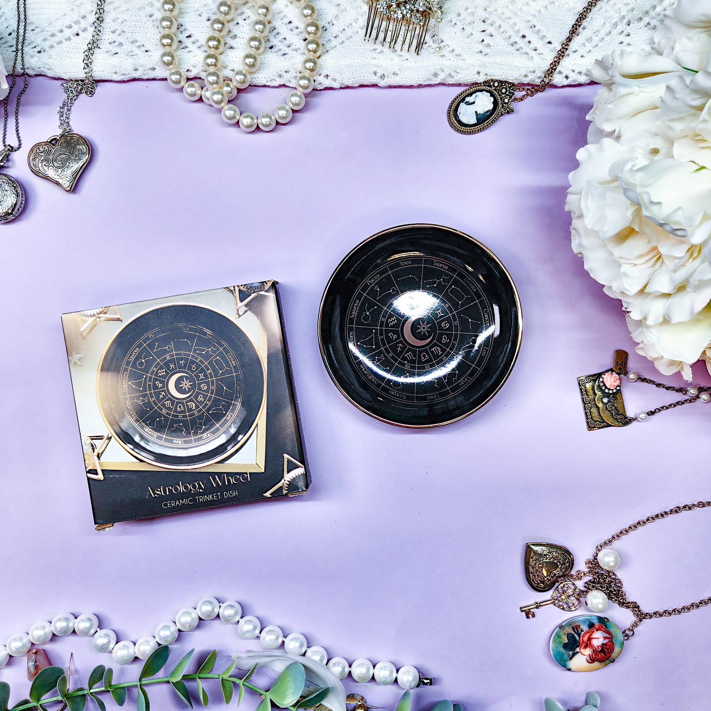 Säilytyslautanen astrologia musta