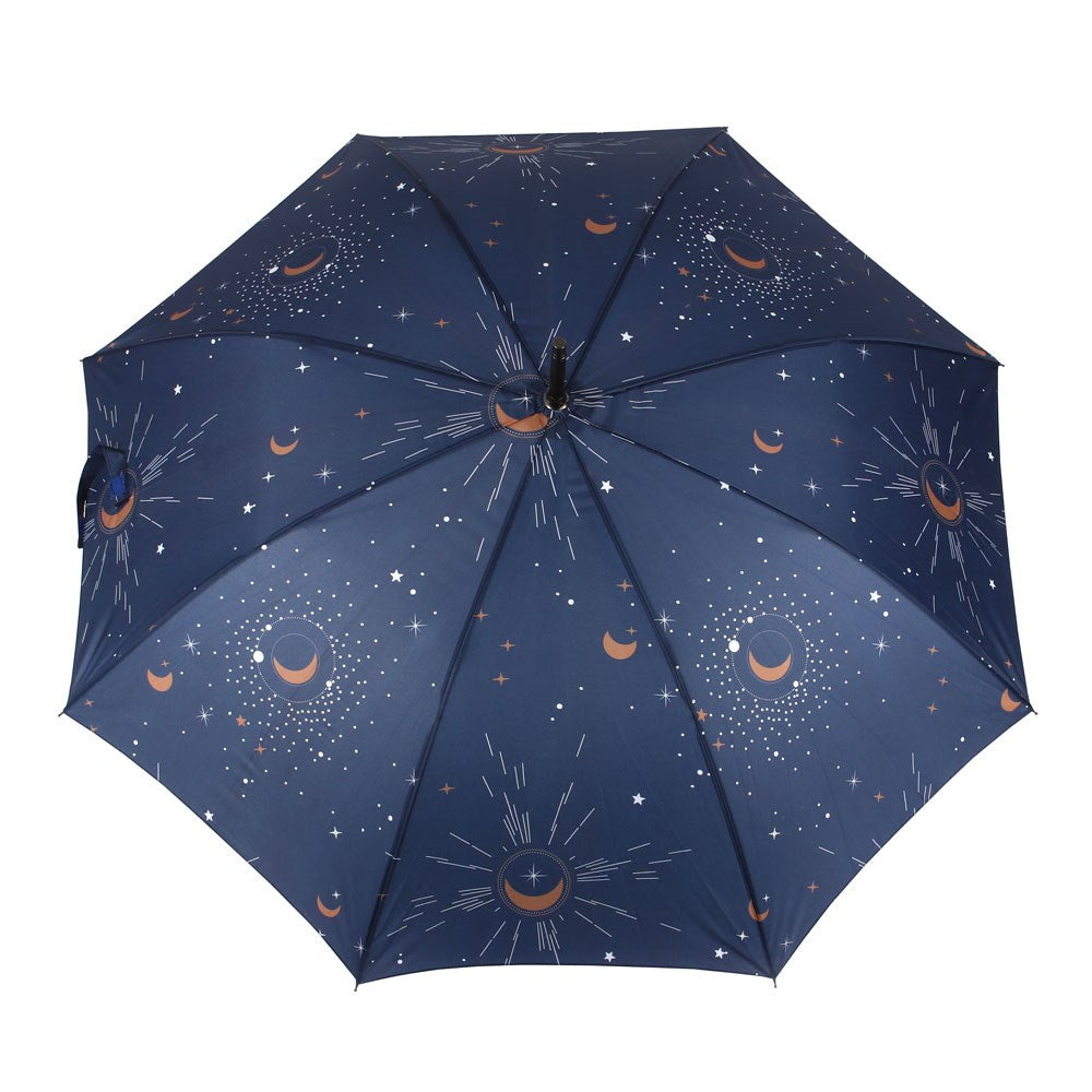 Tähtitaivas sateenvarjo - astrologiakuvioiset maagiset ja taianomaiset käyttöesineet